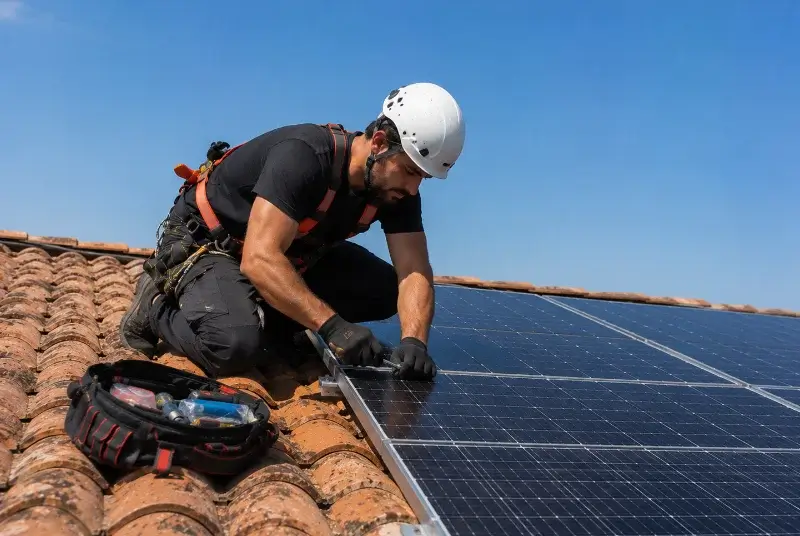 Maintenance et monitoring de panneaux solaires à Prats-de-Carlux