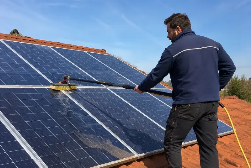 Nettoyage et entretien de panneaux solaires à Prats-de-Carlux